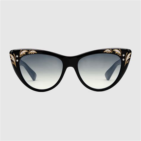 gucci eyeglasses cat eye|oversized cat eye sunglasses gucci.